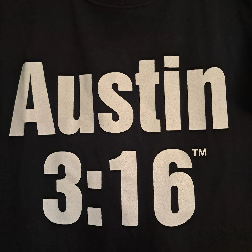 WWE Black Austin 3:16 T-Shirt - Picture 5 of 6
